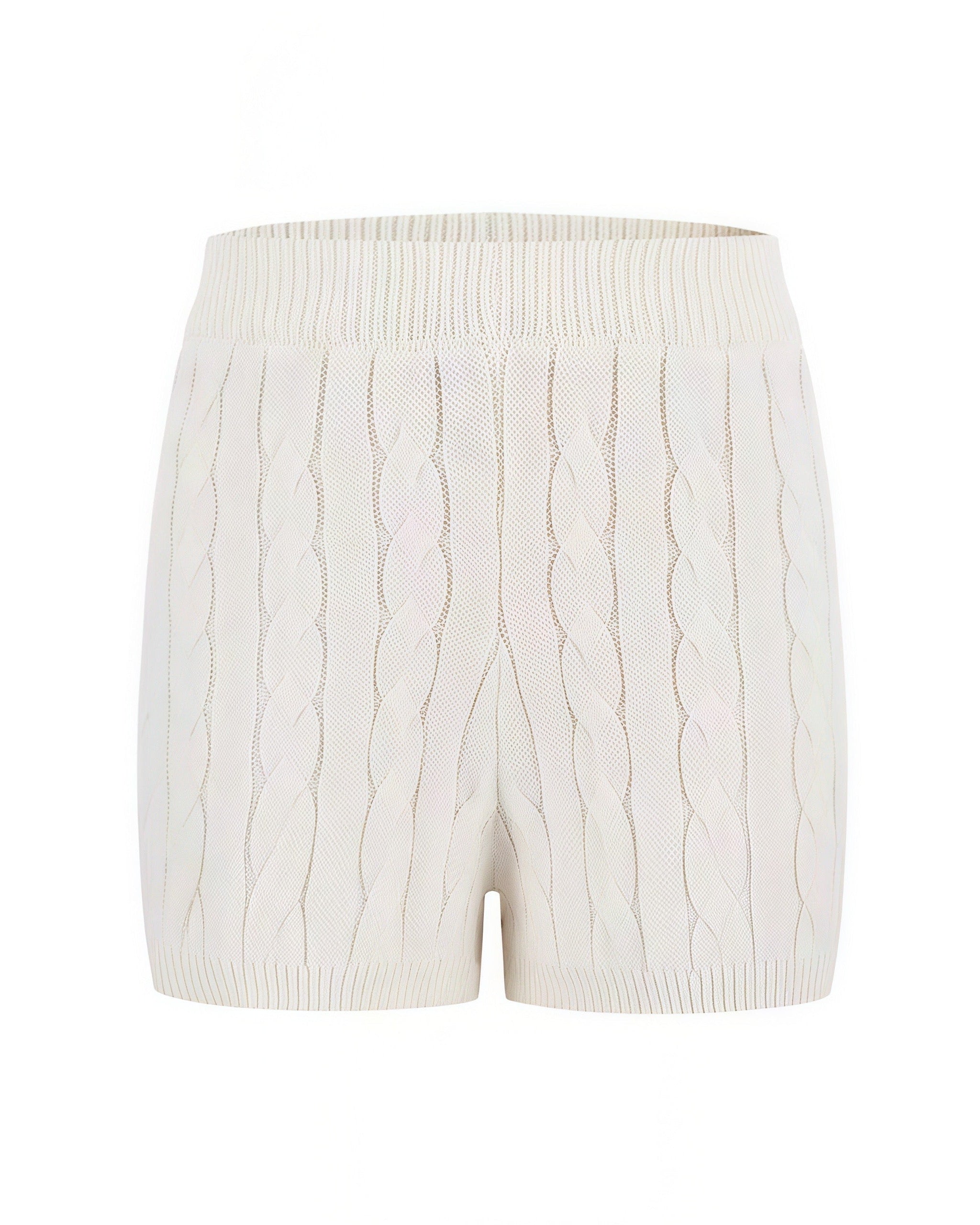 ポロ襟ツイストニット×ショートパンツセットアップ Mc 208 – micury