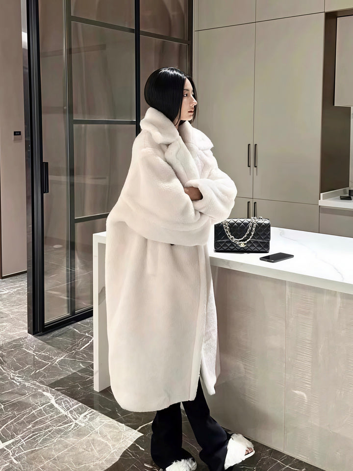 エアリーボアロングコート Mc 592