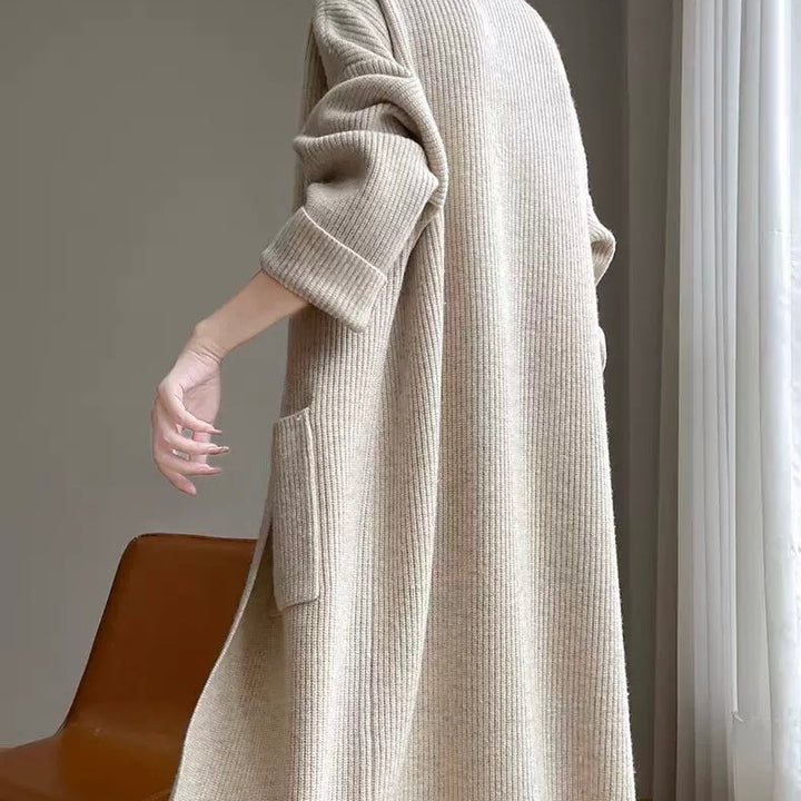 ニットロングガウンカーディガン Mc 337