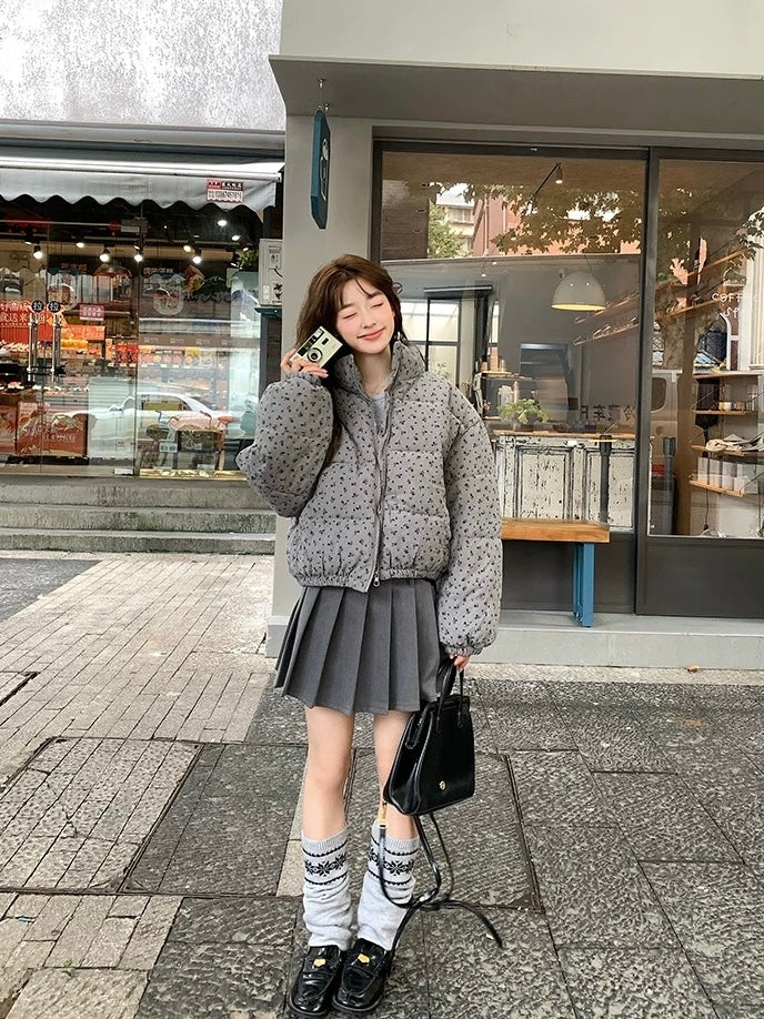 フラワーボリュームショートダウン Mc 593