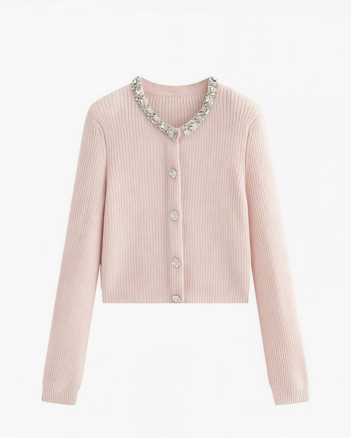 ホリデービジューニットカーディガン Mc 672