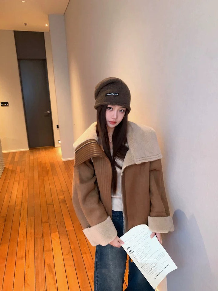 ボアカラールーズジャケット Mc 566