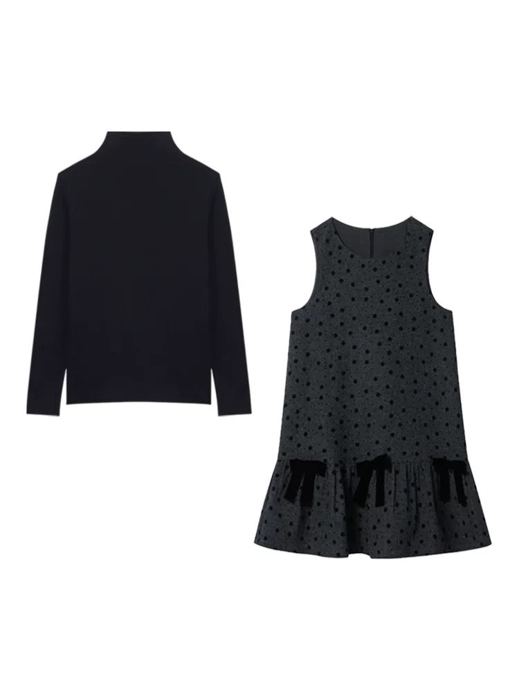 ドットティアードジャンスカ×タートルセット Mc 616