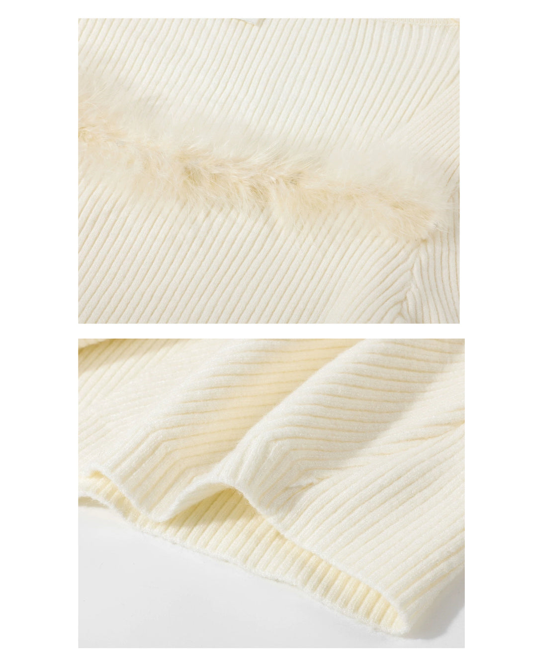 スカーフ付きシフォンニットトップス Mc 357