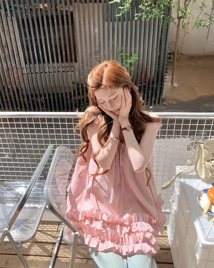 レースアップフリルキャミミニワンピース Mc 428 – micury