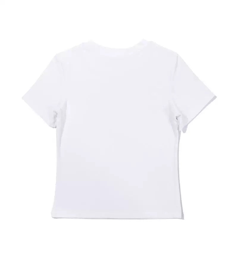 ロゴポイントタイトフィットTシャツ Mc 516