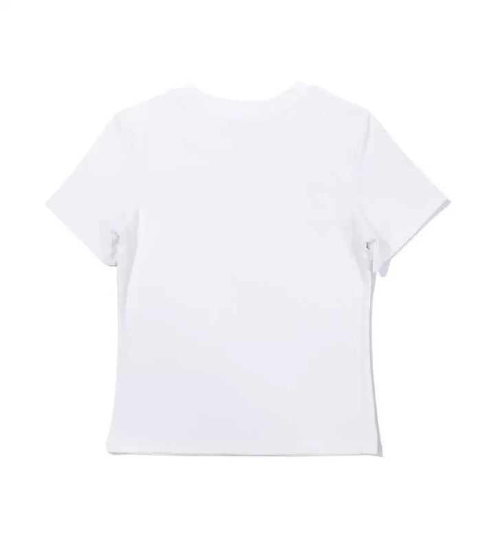 ロゴポイントタイトフィットTシャツ Mc 516