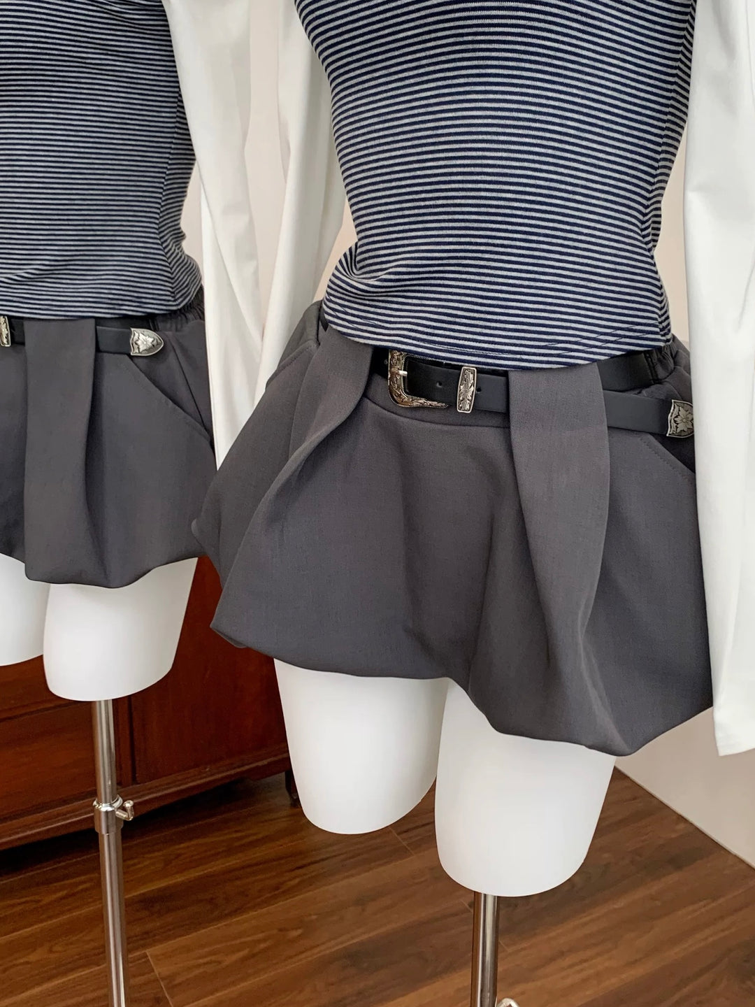 ベルトバルーンミニスカート  Mc 600