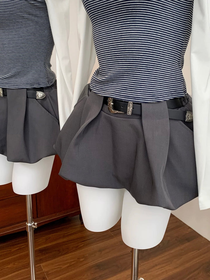 ベルトバルーンミニスカート  Mc 600