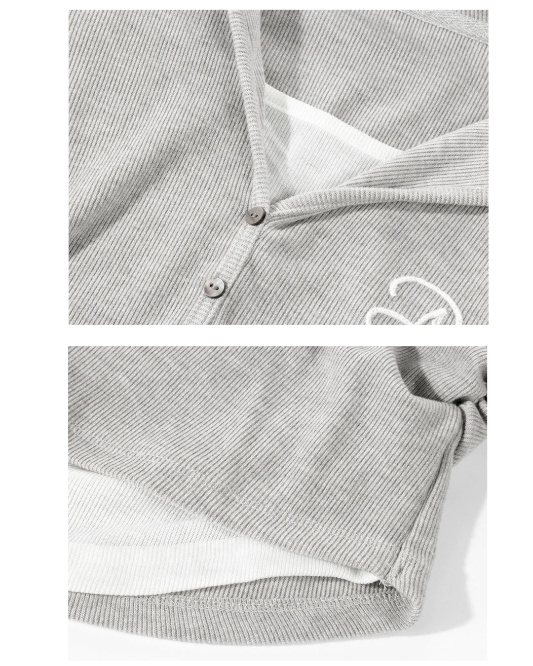 2wayレイヤード風フーディリラックスパンツセットアップ Mc 612