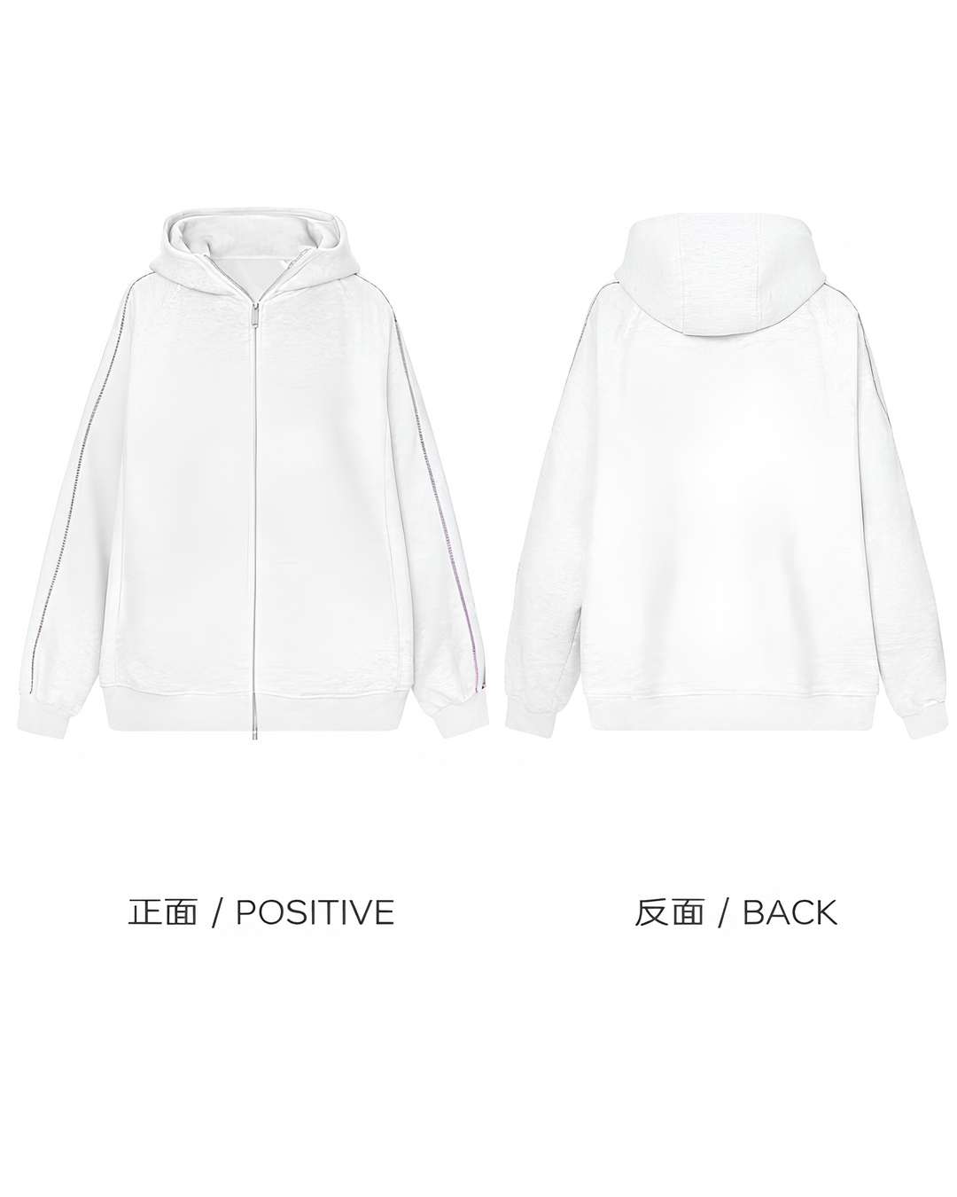 ルーズジップフーディー Mc 767