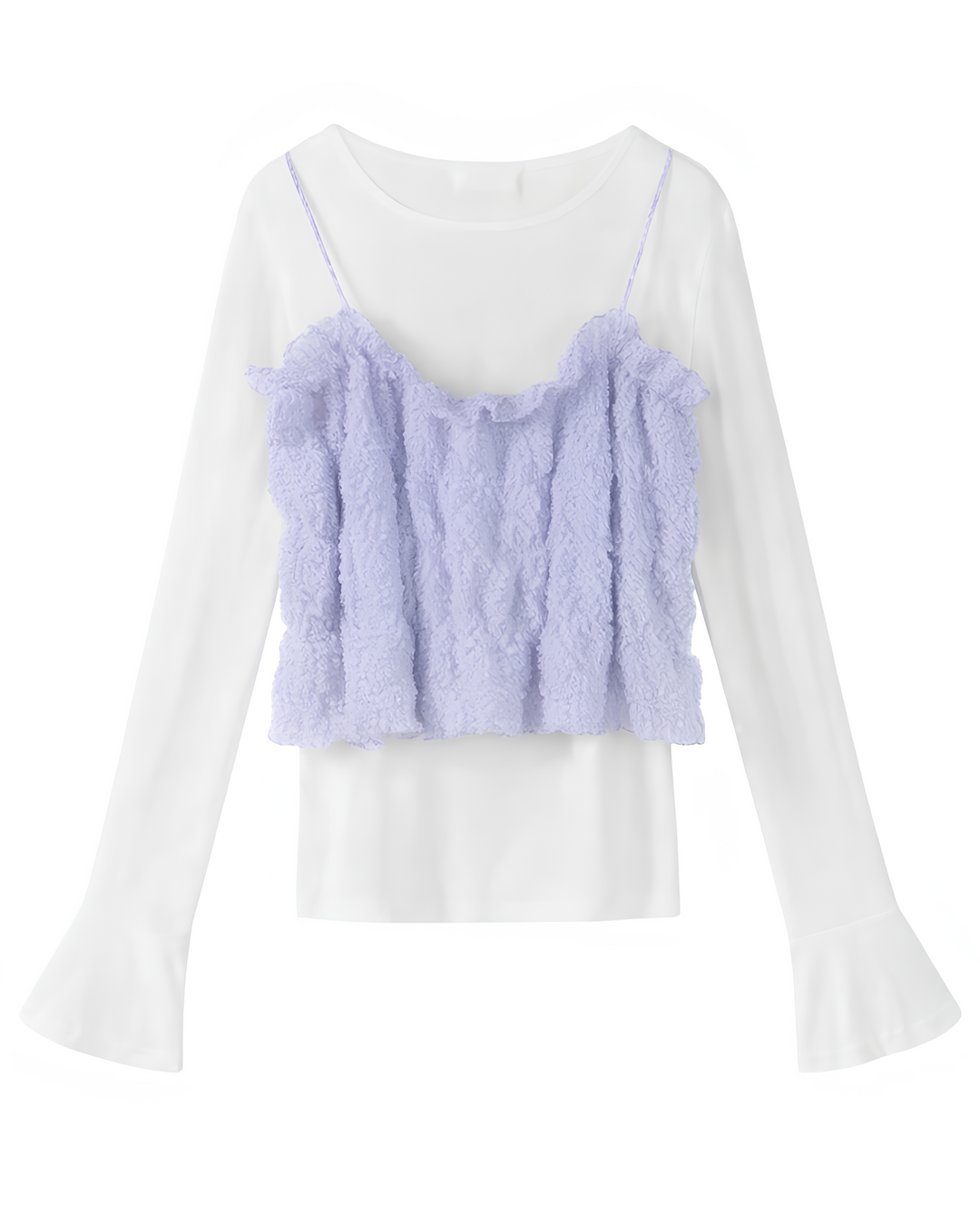 フリルレイヤードトップス Mc770