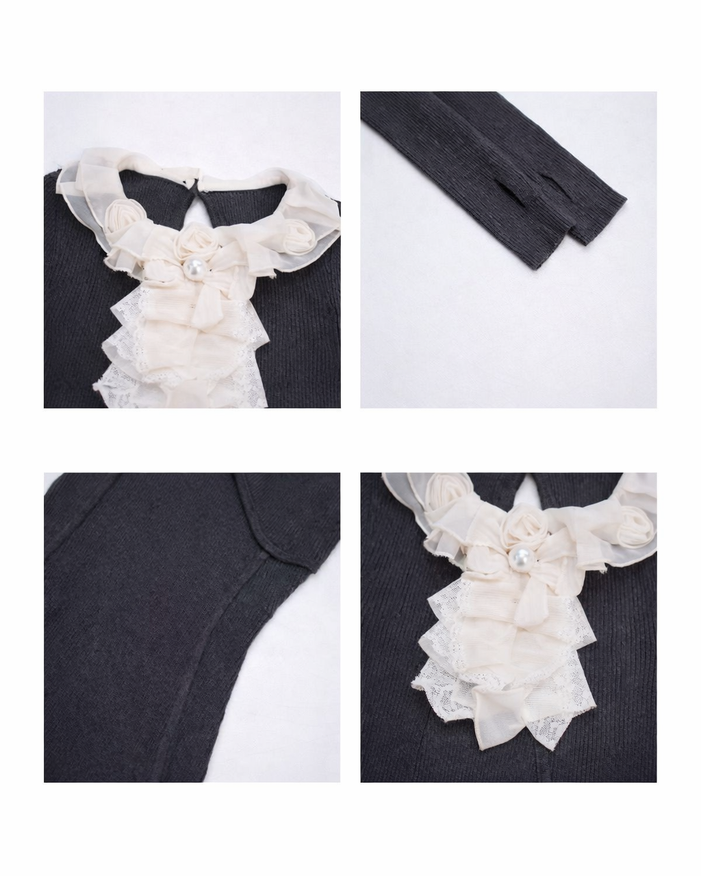 クラシカルリボンフリルトップス Mc 755