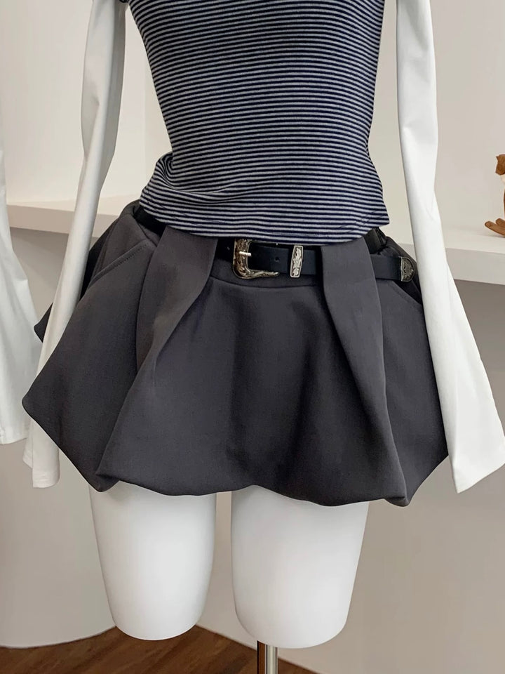 ベルトバルーンミニスカート  Mc 600
