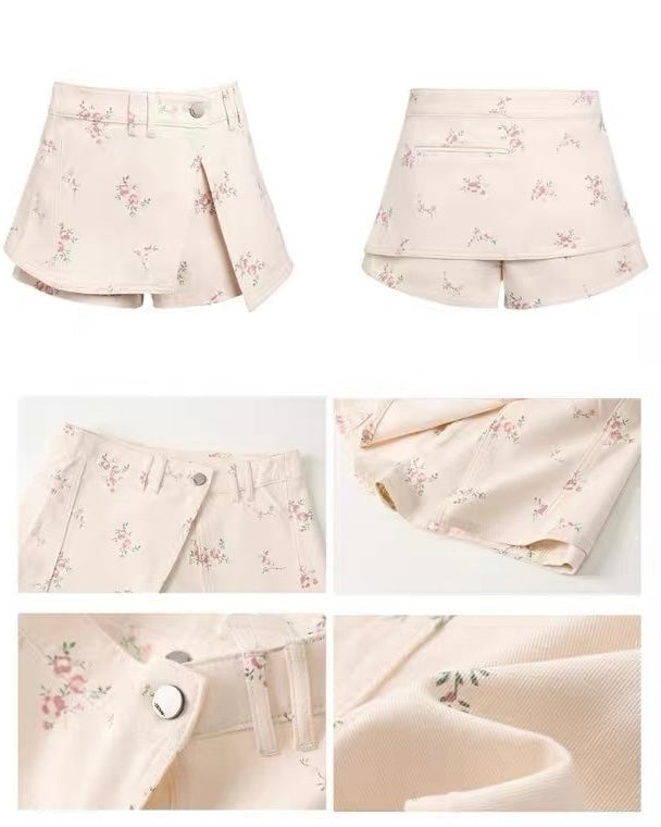 フラワーアシメミニスカパン Mc 728