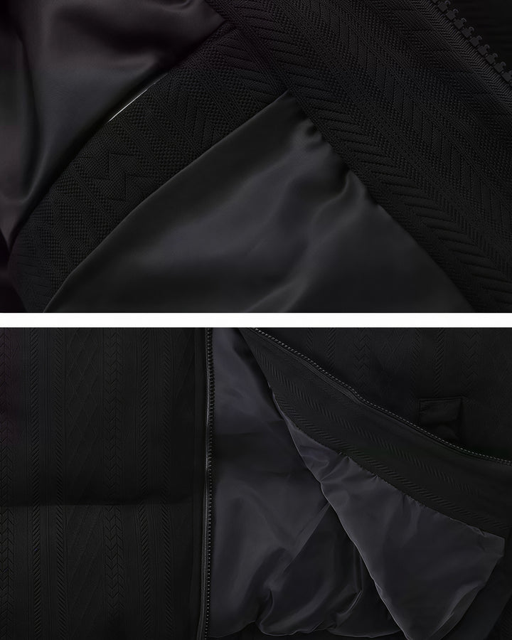 リボンカラーダウンジャケット Mc 604