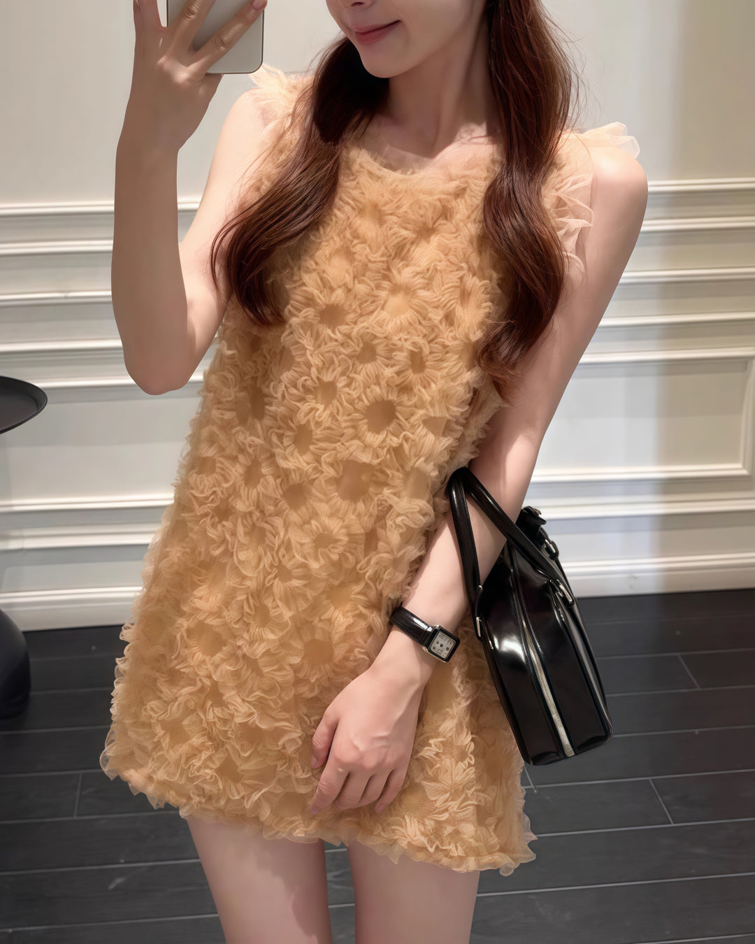 3Dフラワーチュールミニワンピース Mc 501