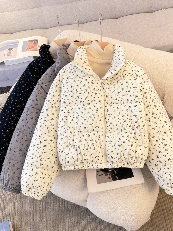 フラワーボリュームショートダウン Mc 593