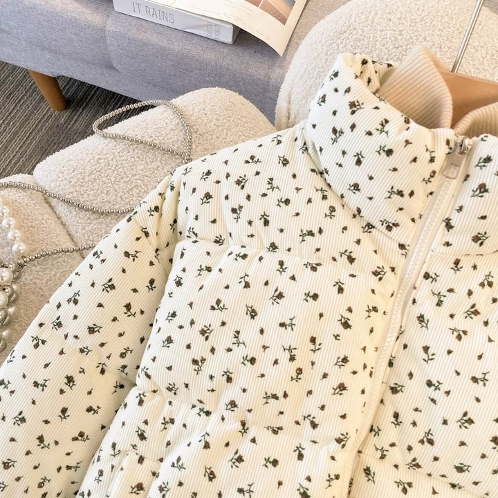 フラワーボリュームショートダウン Mc 593