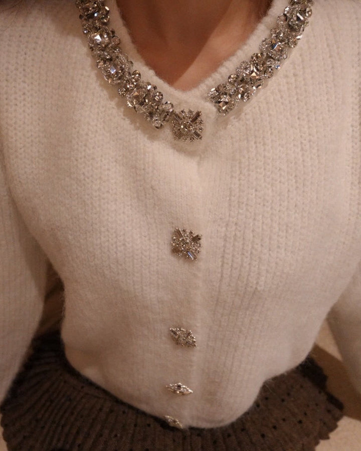 ホリデービジューニットカーディガン Mc 672