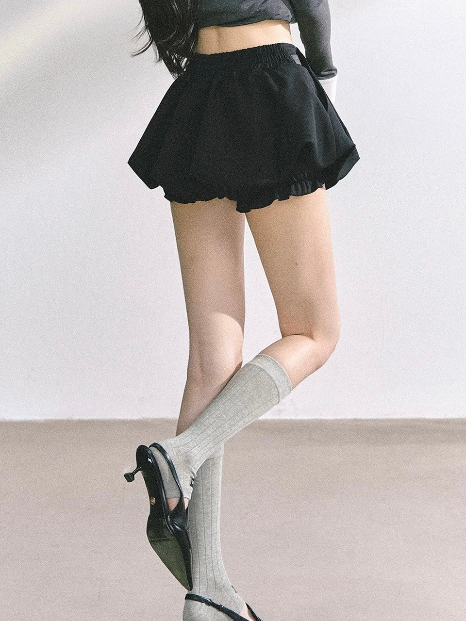 ベルトバルーンミニスカート  Mc 600