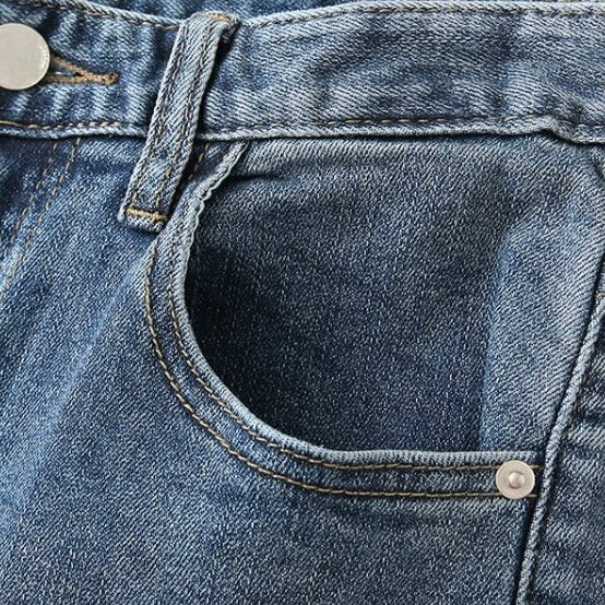 ハイウエストストレートカットデニムパンツ Mc 322