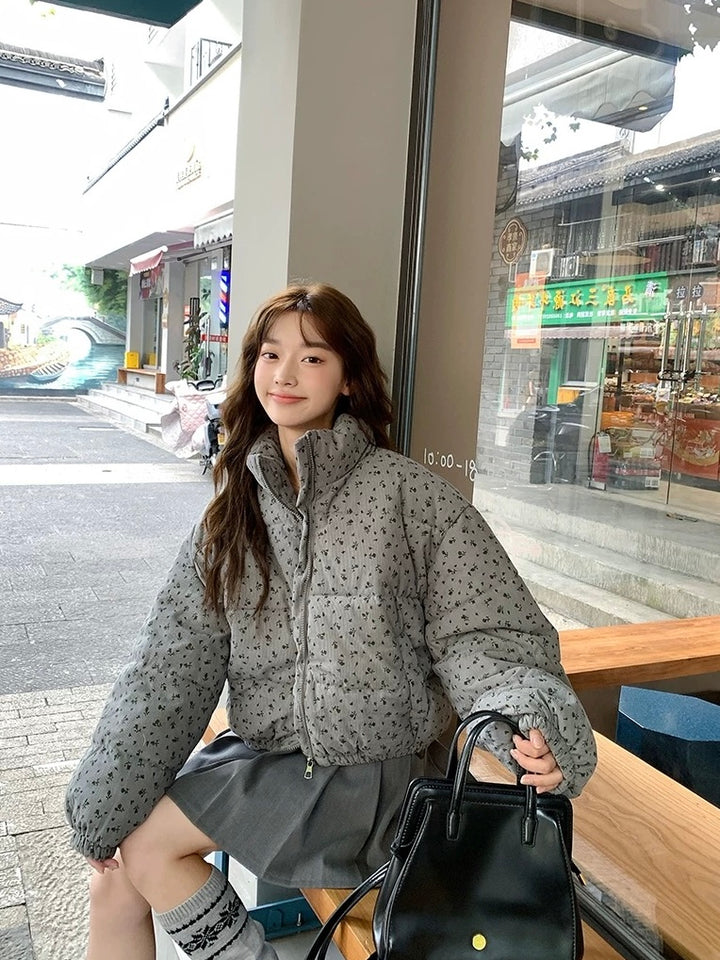 フラワーボリュームショートダウン Mc 593