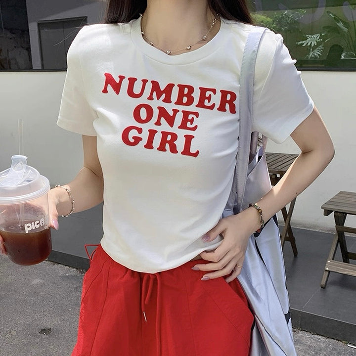 ロゴポイントタイトフィットTシャツ Mc 516
