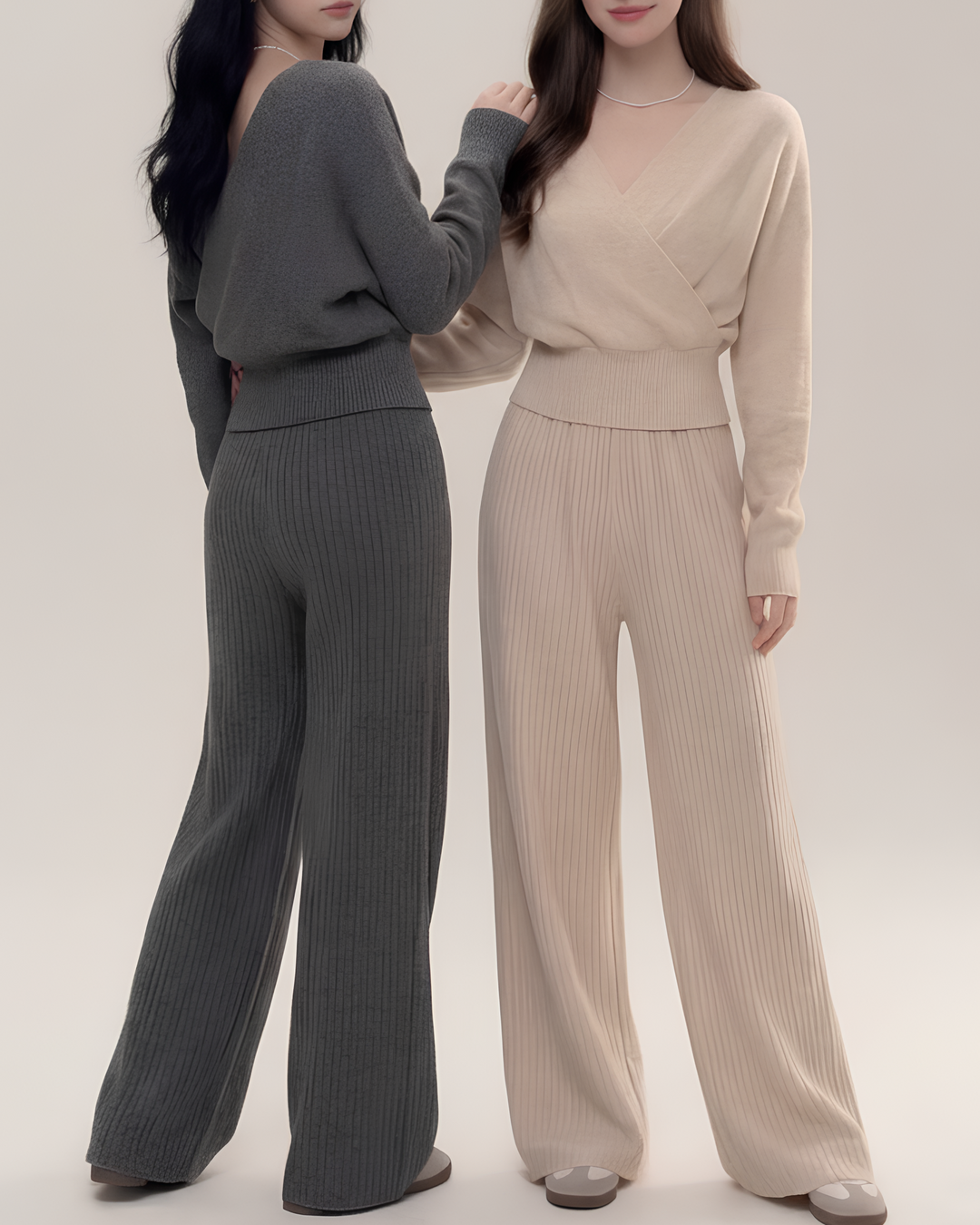 リブニットセットアップ Mc 761