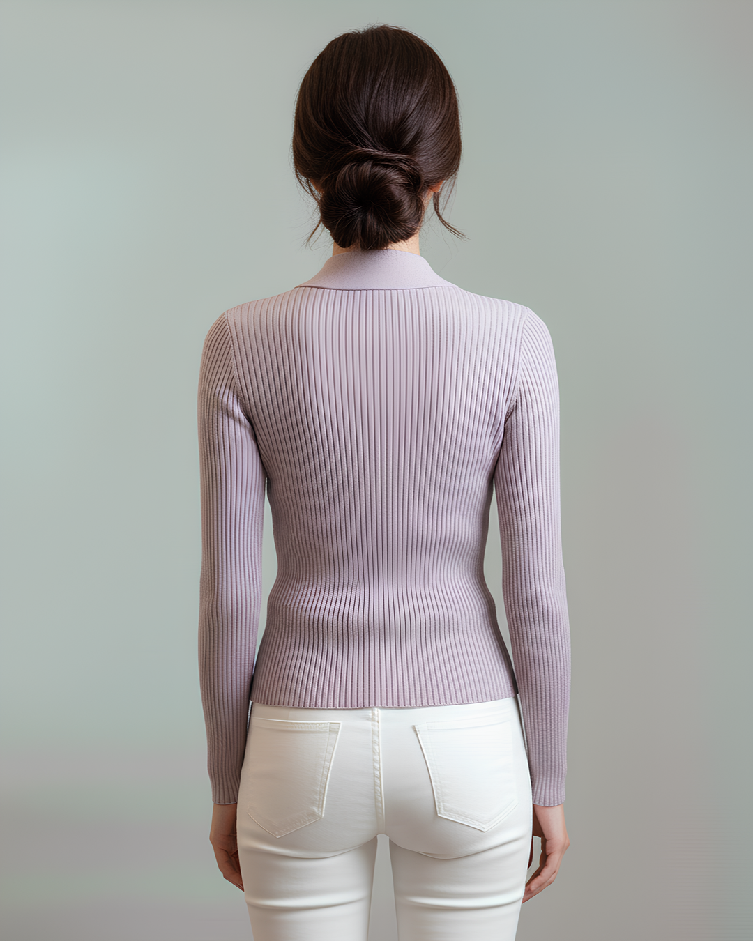 リボンタイリブカーディガン Mc 754