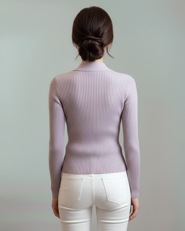 リボンタイリブカーディガン Mc 754