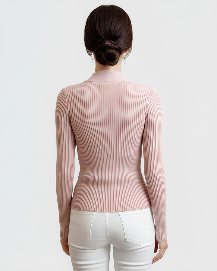 リボンタイリブカーディガン Mc 754