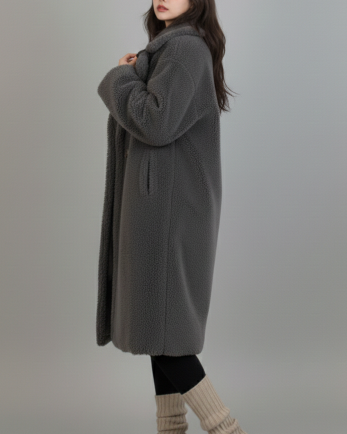 エアリーボアロングコート Mc 592