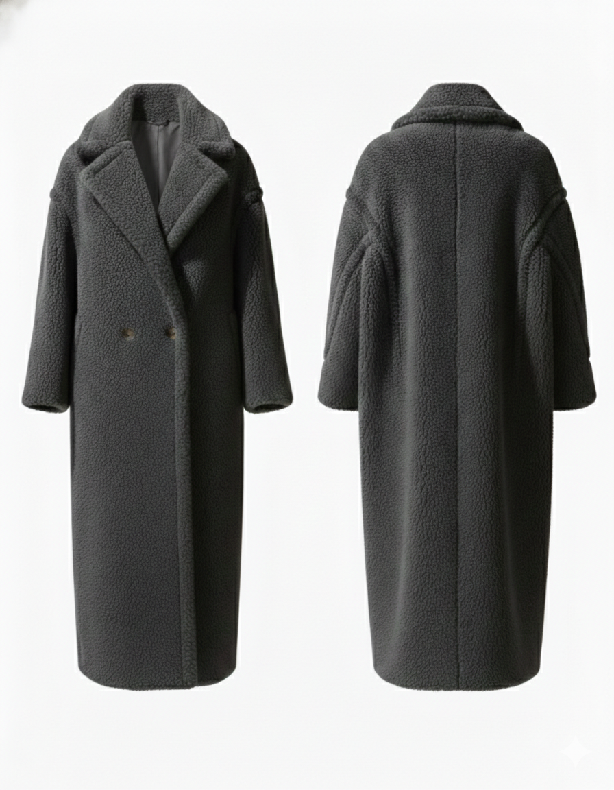 エアリーボアロングコート Mc 592