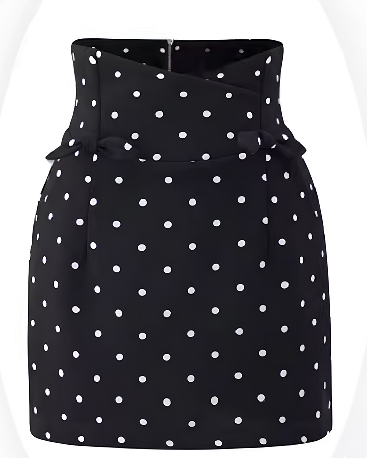 ハイウエストドットタイトスカート Mc 709