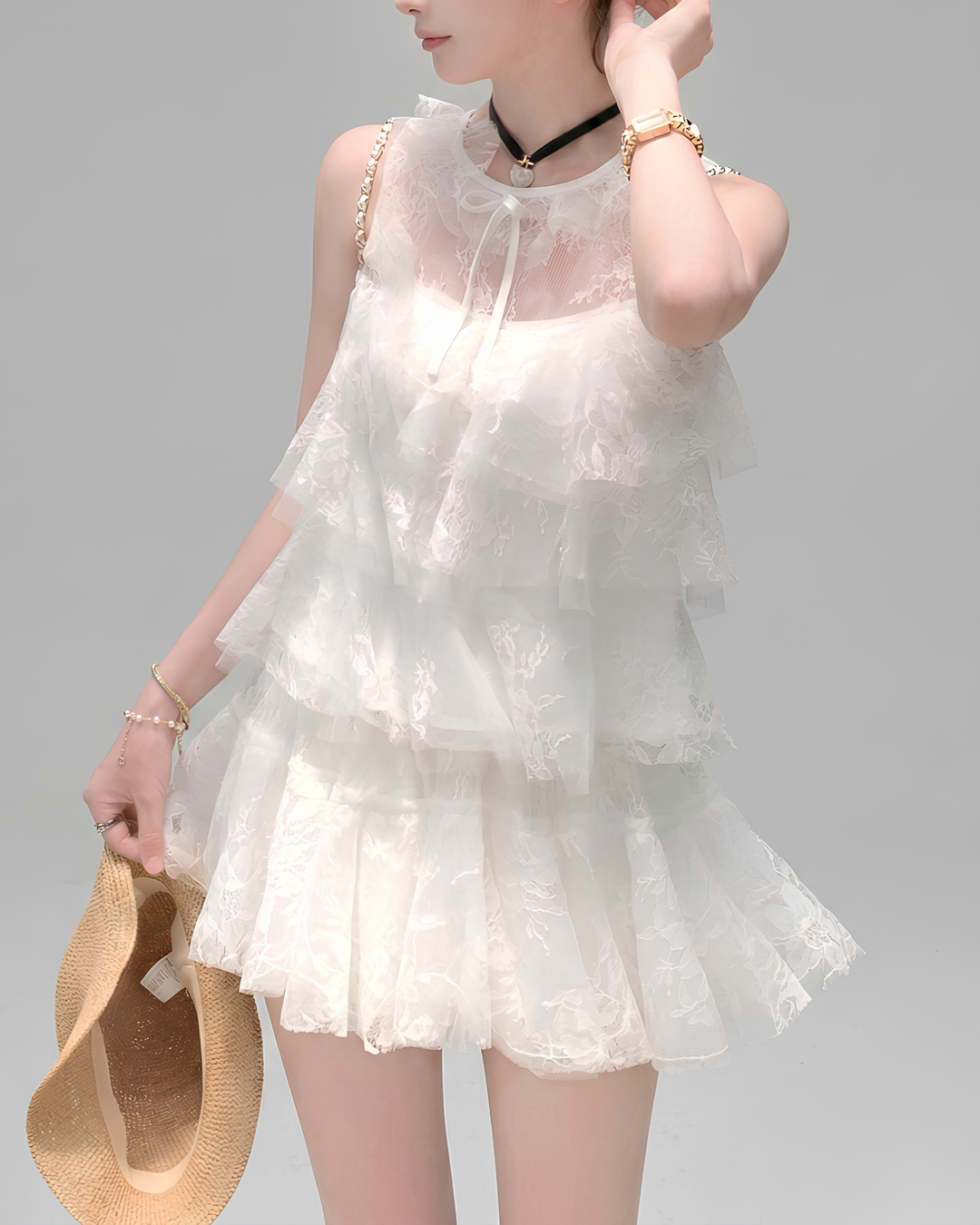 フェアリーレースティアードセットアップ Mc 783