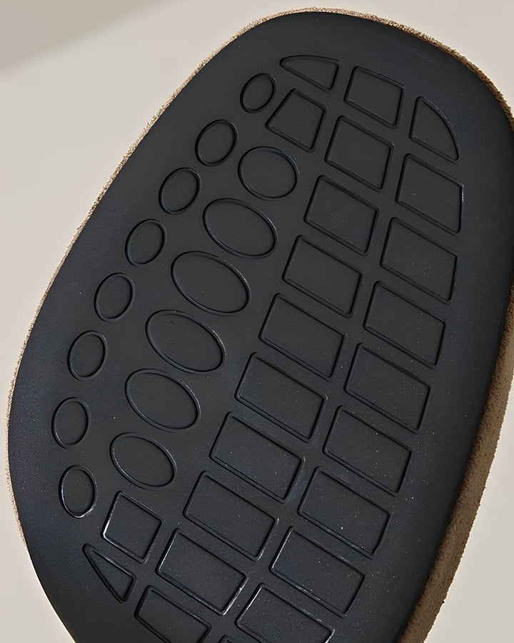 スエード厚底スクエアショートブーツ Mc 623