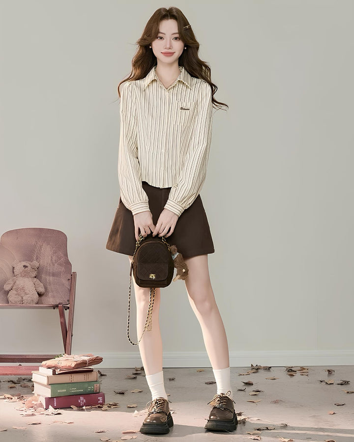 ショートテイルストライプトップス Mc 628