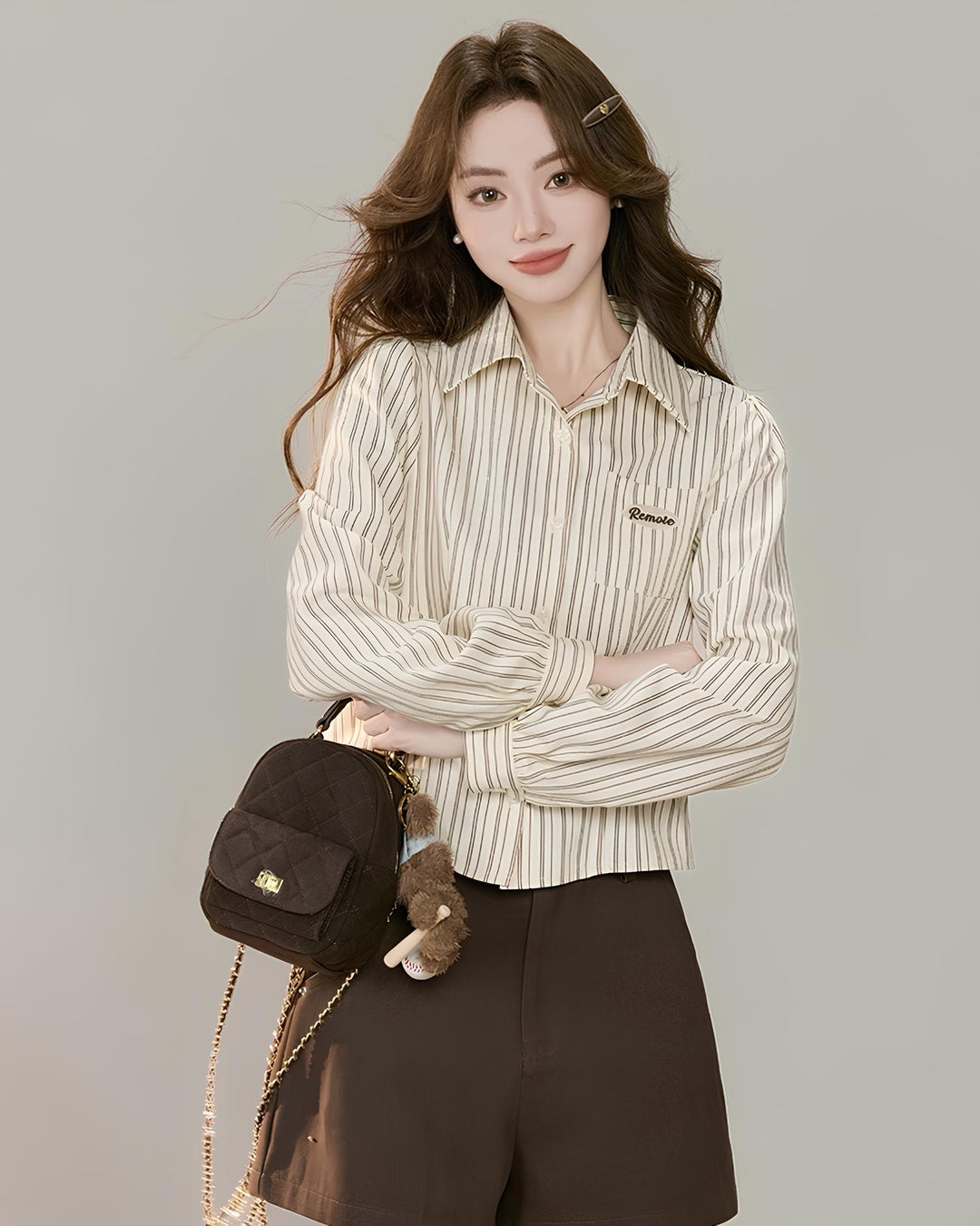 ショートテイルストライプトップス Mc 628