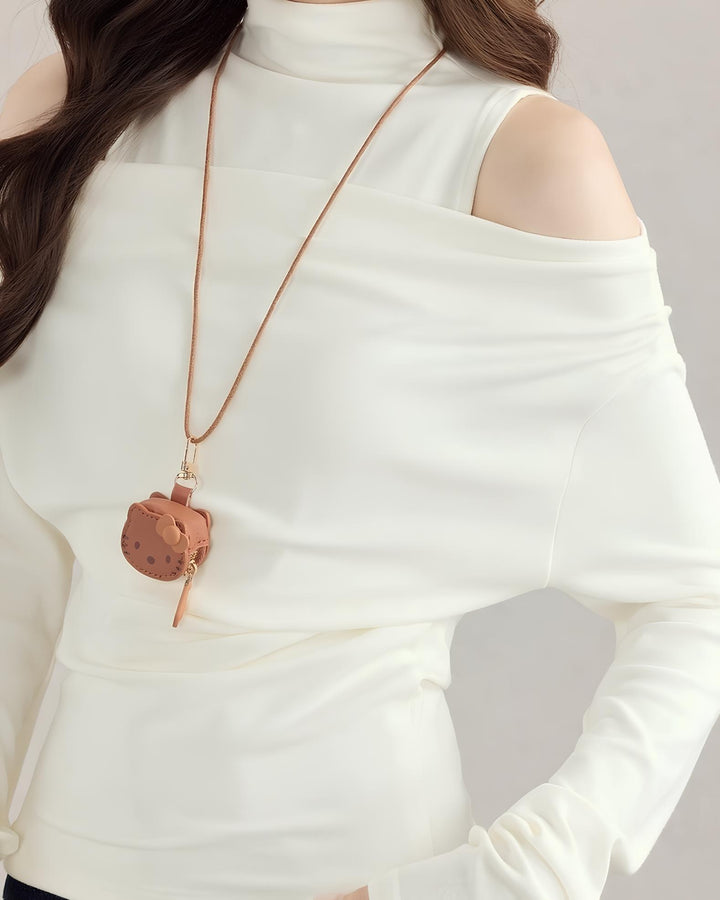 デュアルネックデザイントップス  Mc 627