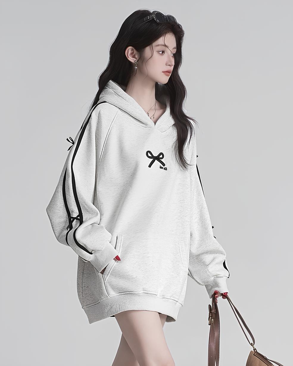 サイドリボンガーリーパーカー Mc 632