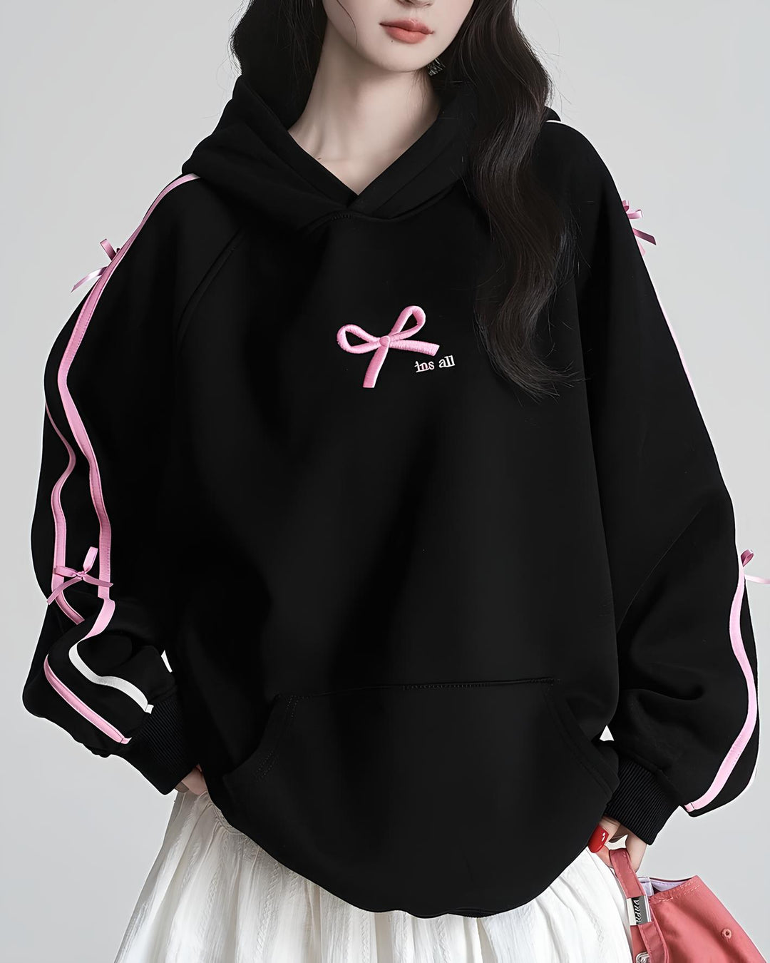 サイドリボンガーリーパーカー Mc 632