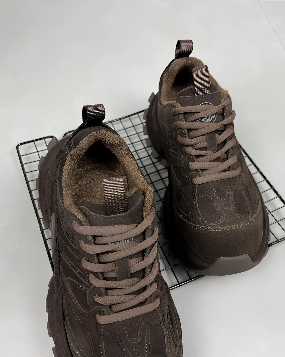 モカベア厚底ボリュームスニーカー Mca 636