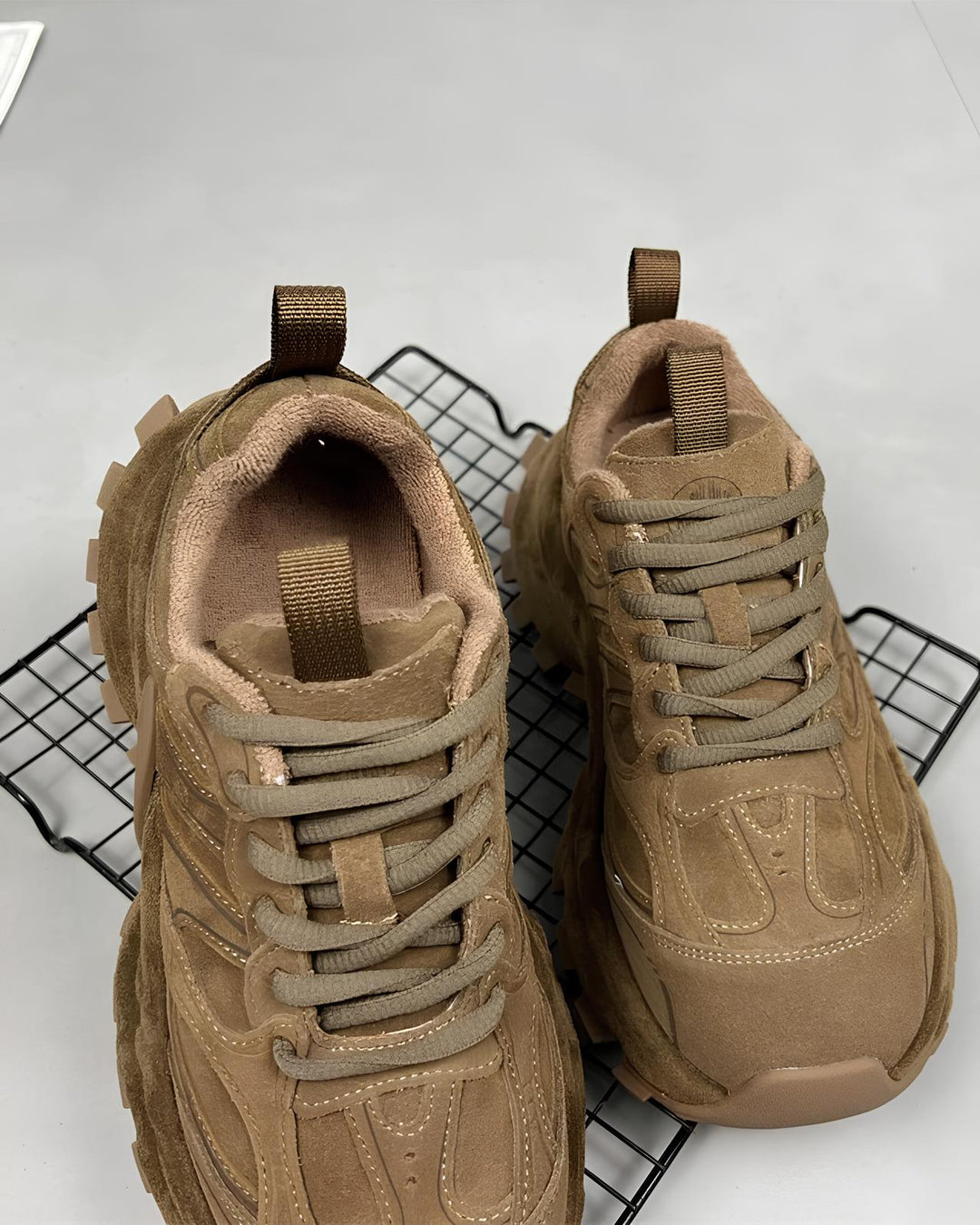 モカベア厚底ボリュームスニーカー Mca 636