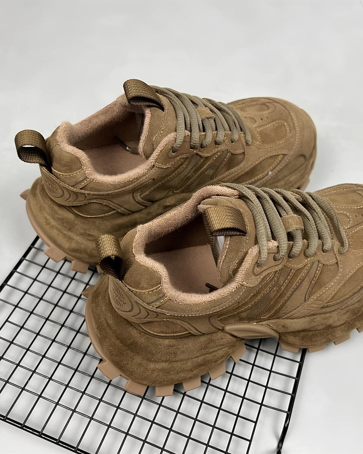 モカベア厚底ボリュームスニーカー Mca 636