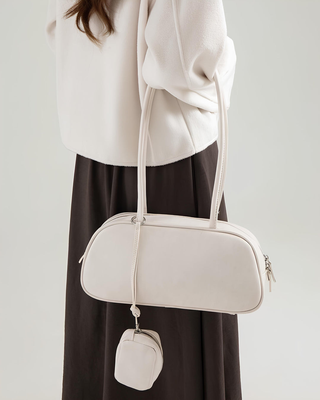 ミニポーチ付きスリムワンショルダーBag Mc 637