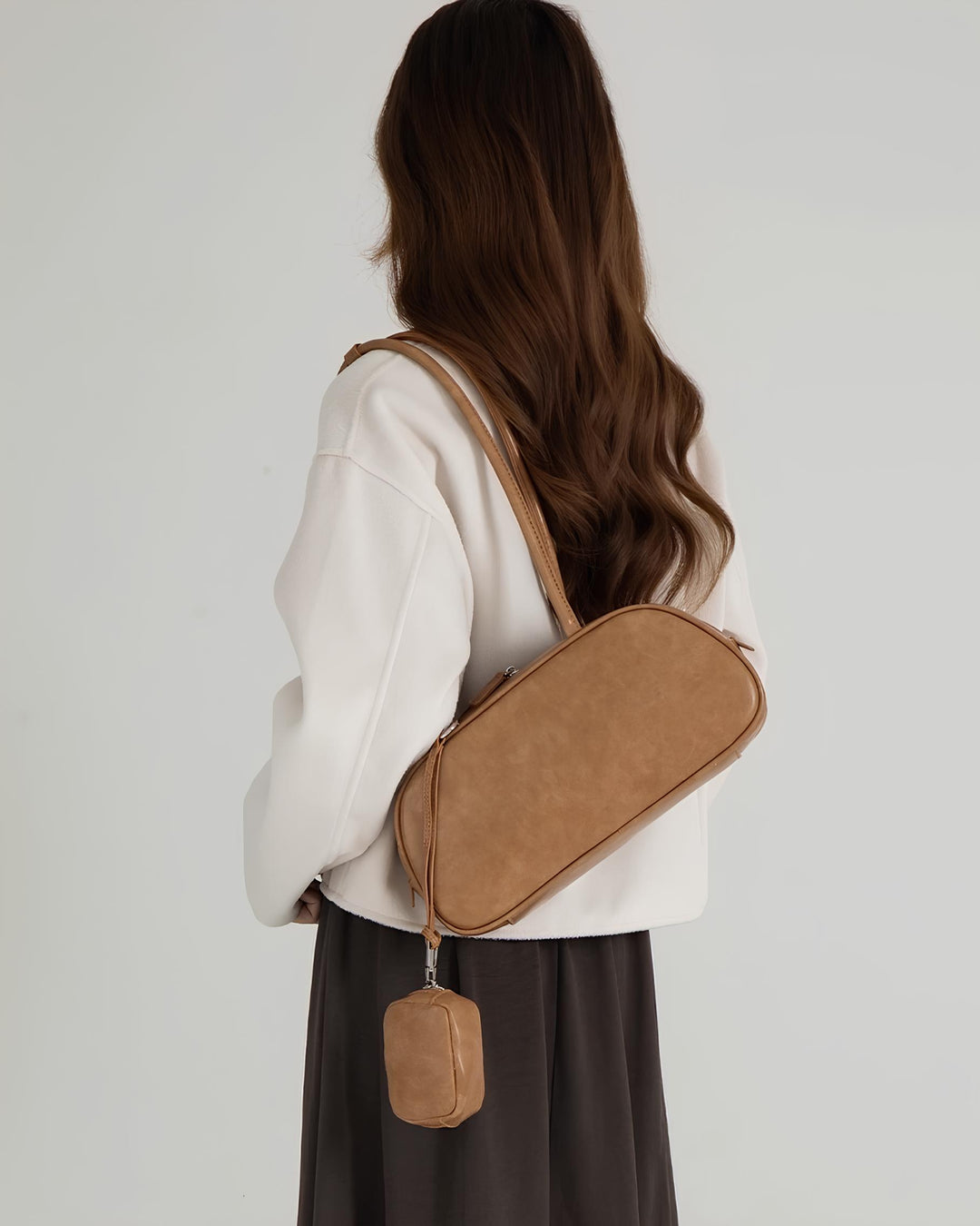 ミニポーチ付きスリムワンショルダーBag Mc 637