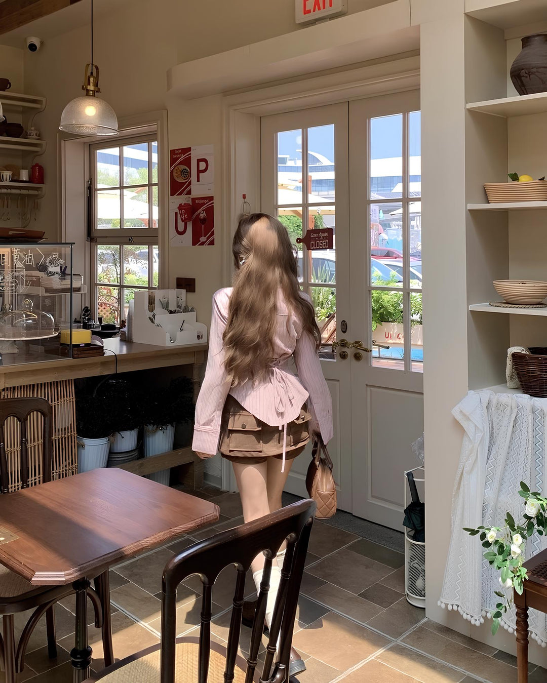 フリルストライプシャツ MC 640