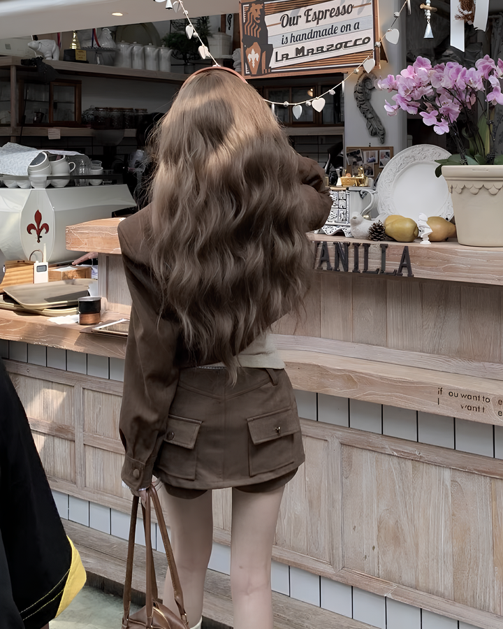 バックデザインショートインスカート Mc 641