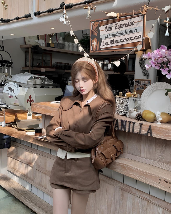 バックデザインショートインスカート Mc 641